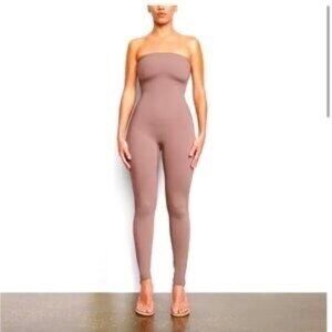 SKIMS All-In-One Strapless Onsie Jumpsuit Umber 3X